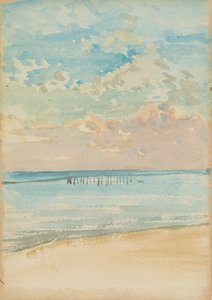 Southend - Solnedgang, 1882-1884. af James Abbott McNeill Whistler
