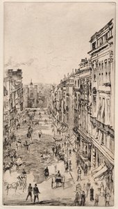 St. James Street. af James Abbott McNeill Whistler