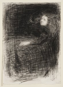 Studie til "The Sleeper", 1863 af James Abbott McNeill Whistler