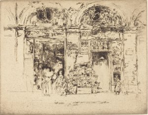 Solsikker, Rue des Beaux-Arts, 18921893. af James Abbott McNeill Whistler