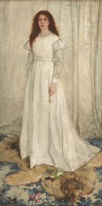 Symfoni i hvid, nr. 1: Den hvide pige, 1862. af James Abbott McNeill Whistler