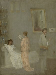 Kunstneren i sit atelier, 1865/66 af James Abbott McNeill Whistler
