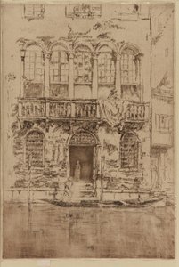 Balkonen, 1879-1880. af James Abbott McNeill Whistler