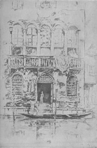 Balkonen, 1879, 1904 af James Abbott McNeill Whistler