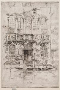 Balkonen, 1886. af James Abbott McNeill Whistler