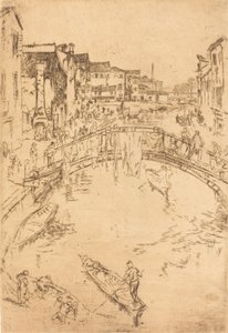 Broen, 18791880. af James Abbott McNeill Whistler
