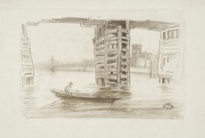 Den brede bro, 1878 af James Abbott McNeill Whistler