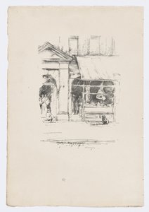 Slagterens hund af James Abbott McNeill Whistler
