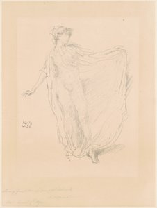 Den dansende pige, 1889. af James Abbott McNeill Whistler