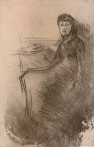 Skrivebordet, c1870, 1904 af James Abbott McNeill Whistler
