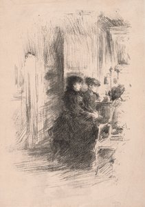 Duetten, 1894. af James Abbott McNeill Whistler