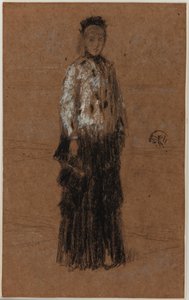 Hermelinfrakken, 1870-1873. af James Abbott McNeill Whistler
