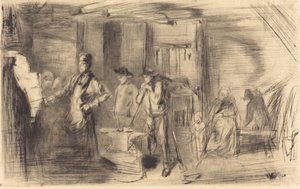 Smedjen, 1861. af James Abbott McNeill Whistler