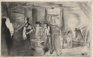 Smedjen, 1862. af James Abbott McNeill Whistler