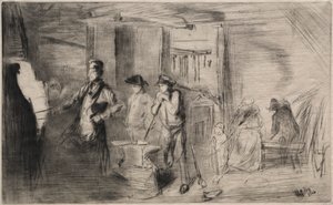 Smedjen, 1866. af James Abbott McNeill Whistler