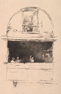 Smedjen, Passage du Dragon, 1894. af James Abbott McNeill Whistler