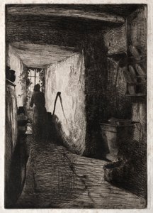 Køkkenet, 1858. af James Abbott McNeill Whistler