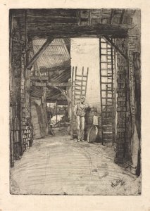 Kalkbrænderen, 1859. af James Abbott McNeill Whistler