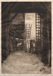 Kalkbrænderen, 1859. af James Abbott McNeill Whistler