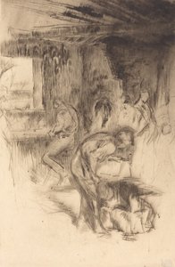 Den Lille Smedje, 1875. af James Abbott McNeill Whistler