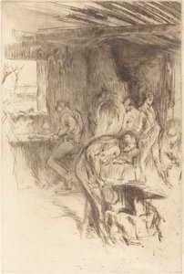 Den Lille Smedje, 1875. af James Abbott McNeill Whistler