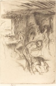 Den Lille Smedje, 1875. af James Abbott McNeill Whistler