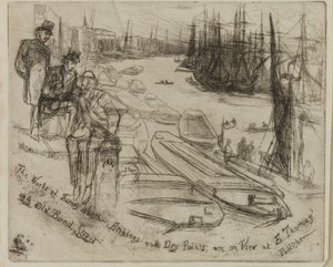 Den lille pool, 1861. af James Abbott McNeill Whistler