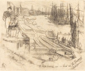 Den lille pool, 1861. af James Abbott McNeill Whistler