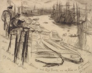 Den lille pool, 1861. af James Abbott McNeill Whistler
