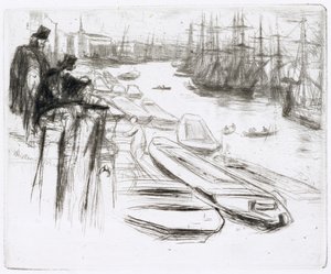 Den lille pool, nr. 1 (ætsning) af James Abbott McNeill Whistler