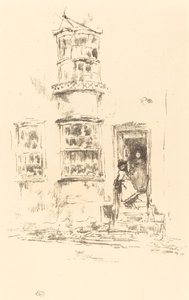 De små trin, Lyme Regis, 18951896. af James Abbott McNeill Whistler