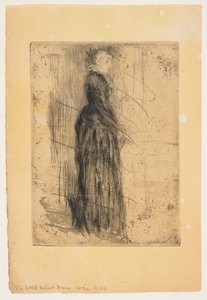 Das kleine Samtkleid af James Abbott McNeill Whistler