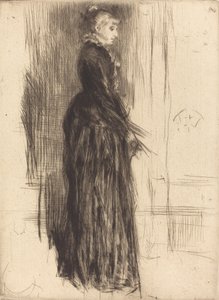 Den lille fløjlskjole, 1873. af James Abbott McNeill Whistler