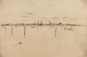 Det lille Venedig, 1879-1880. af James Abbott McNeill Whistler