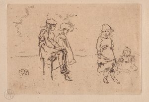 Menpes børnene. af James Abbott McNeill Whistler