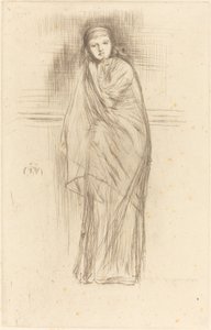 Modellen hviler, 1870. af James Abbott McNeill Whistler