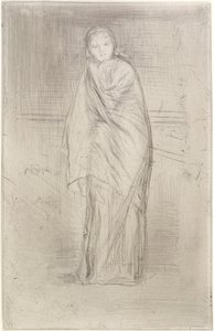 Modellen hviler, 1870 af James Abbott McNeill Whistler
