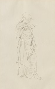 Romanen - en pige, der læser af James Abbott McNeill Whistler