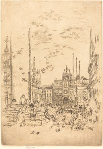 Piazzetta, 1880. af James Abbott McNeill Whistler