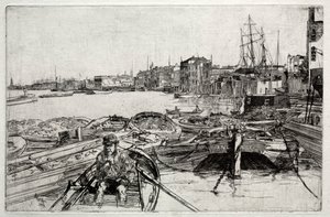 Poolen, 1859. af James Abbott McNeill Whistler