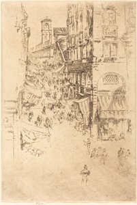 Rialto, 1880. af James Abbott McNeill Whistler