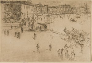 The Riva, nr. 2, 1879-1880. af James Abbott McNeill Whistler