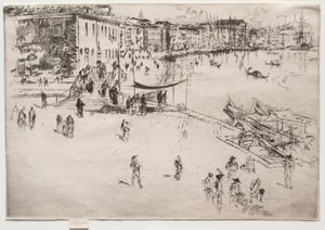 The Riva, nr. 2, 1886. af James Abbott McNeill Whistler