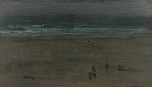 Havet og Sandet, 1884. af James Abbott McNeill Whistler
