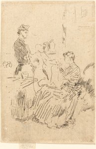 Syerske, ca. 18841886. af James Abbott McNeill Whistler