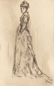 Silkekjolen, ca. 1873. af James Abbott McNeill Whistler