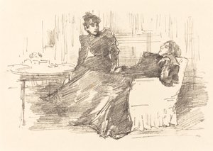 Søstrene, 18941895. af James Abbott McNeill Whistler