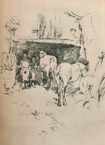 The Smiths Yard, 1895 af James Abbott McNeill Whistler