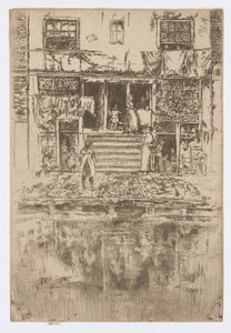 The Steps, Amsterdam af James Abbott McNeill Whistler