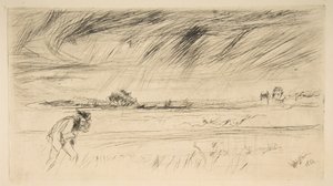 Stormen, 1861. af James Abbott McNeill Whistler